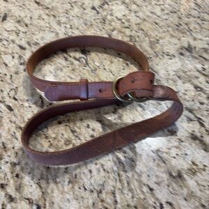 Lucky Brand XL Leather Belt, Tan colour